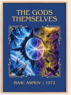 The Gods Themselves Classic Book Art Print by Isaac Asimov – book poster