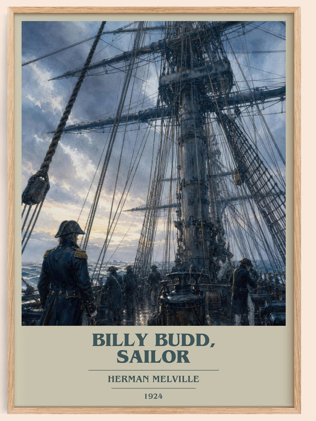 Billy Budd, Sailor Book Cover Poster by Herman Melville