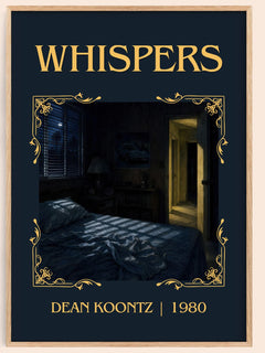 Whispers Classic Book Art Print by Dean Koontz – book poster