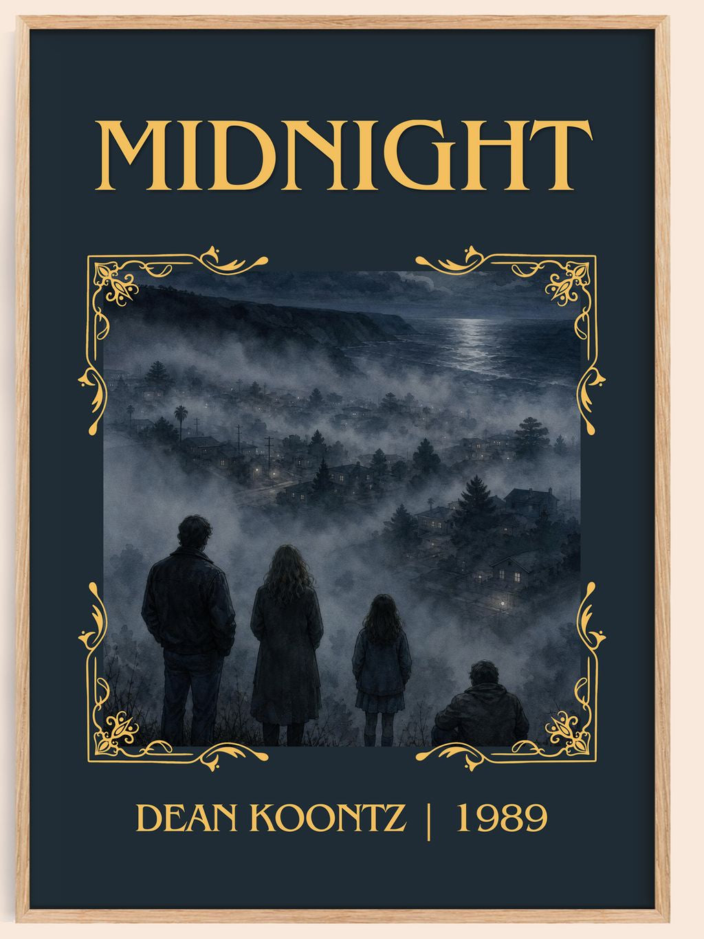 Midnight Classic Book Art Print by Dean Koontz – book poster