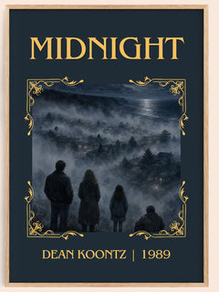Midnight Classic Book Art Print by Dean Koontz – book poster