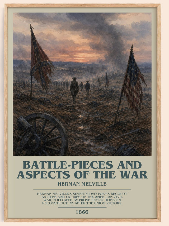 Battle-Pieces And Aspects Of The War Bookish Wall Art by H. Melville