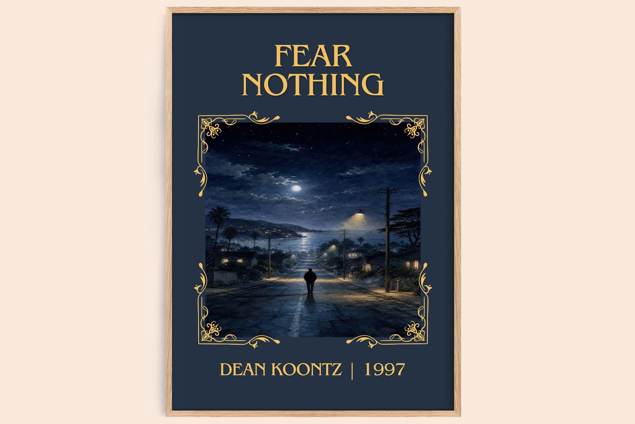 Fear Nothing Classic Book Art Print by Dean Koontz
