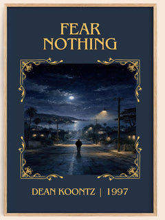 Fear Nothing Classic Book Art Print by Dean Koontz – book poster