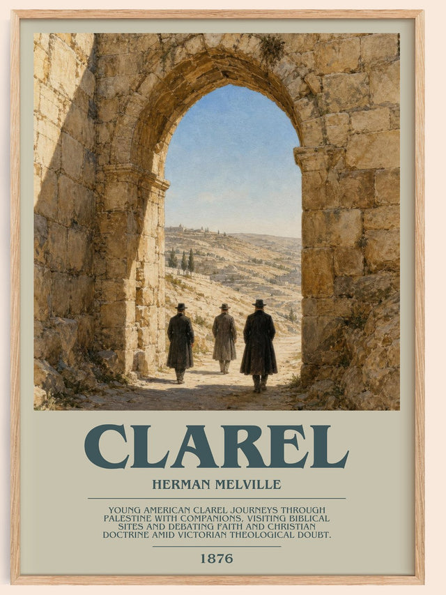 Clarel Bookish Wall Art by Herman Melville