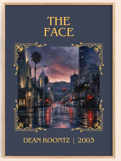 The Face Classic Book Art Print by Dean Koontz – book poster