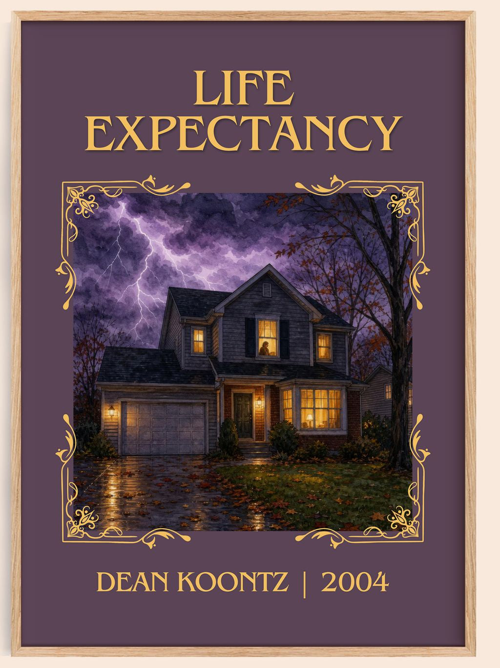 Life Expectancy Classic Book Art Print by Dean Koontz – book poster
