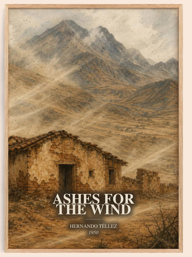 Ashes For The Wind Book Watercolour Illustration by Hernando Téllez