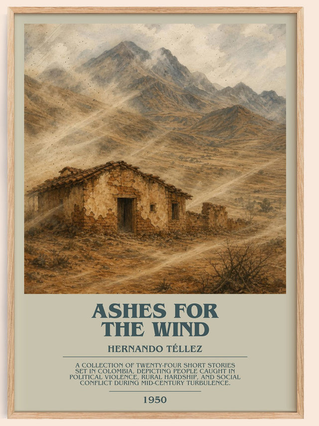 Ashes For The Wind Bookish Wall Art by Hernando Téllez