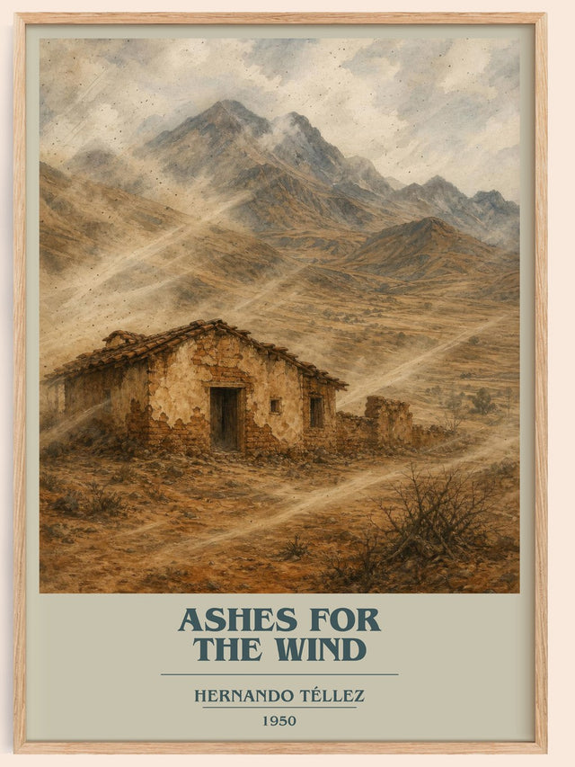 Ashes For The Wind Book Cover Poster by Hernando Téllez