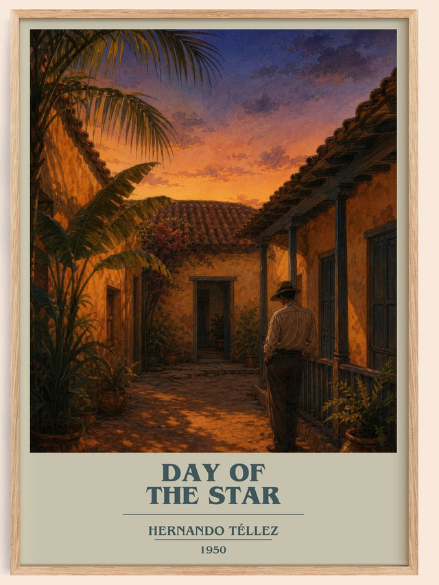 Day Of The Star Book Cover Poster by Hernando Téllez