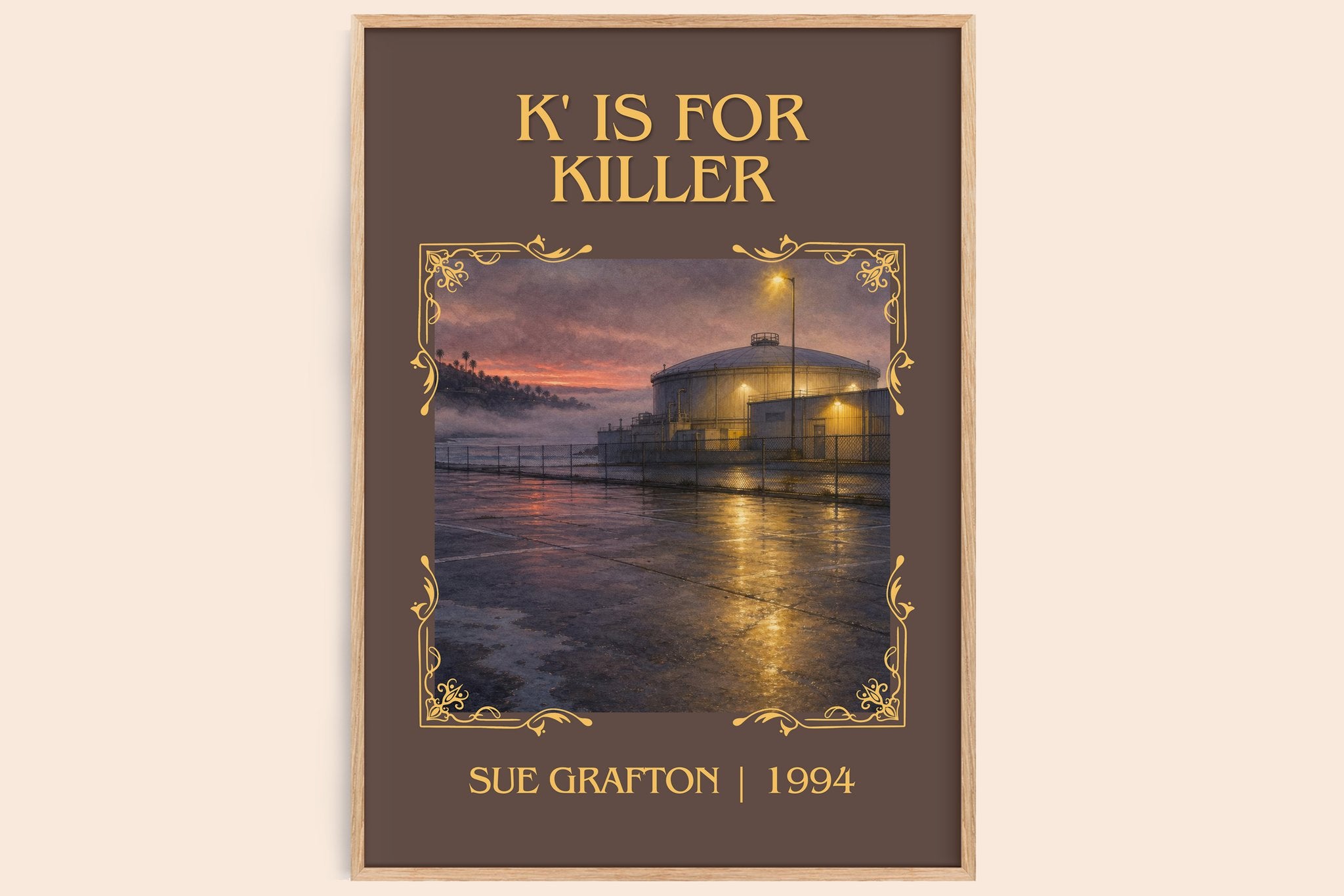 K' Is for Killer Classic Book Art Print by Sue Grafton
