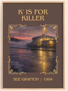 K' Is for Killer Classic Book Art Print by Sue Grafton – book poster