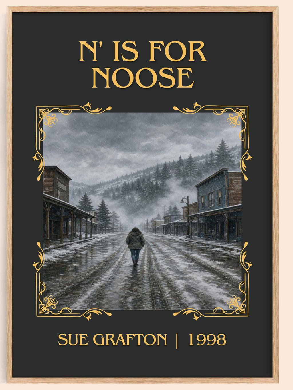 N' Is for Noose Classic Book Art Print by Sue Grafton – book poster