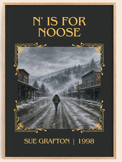 N' Is for Noose Classic Book Art Print by Sue Grafton – book poster