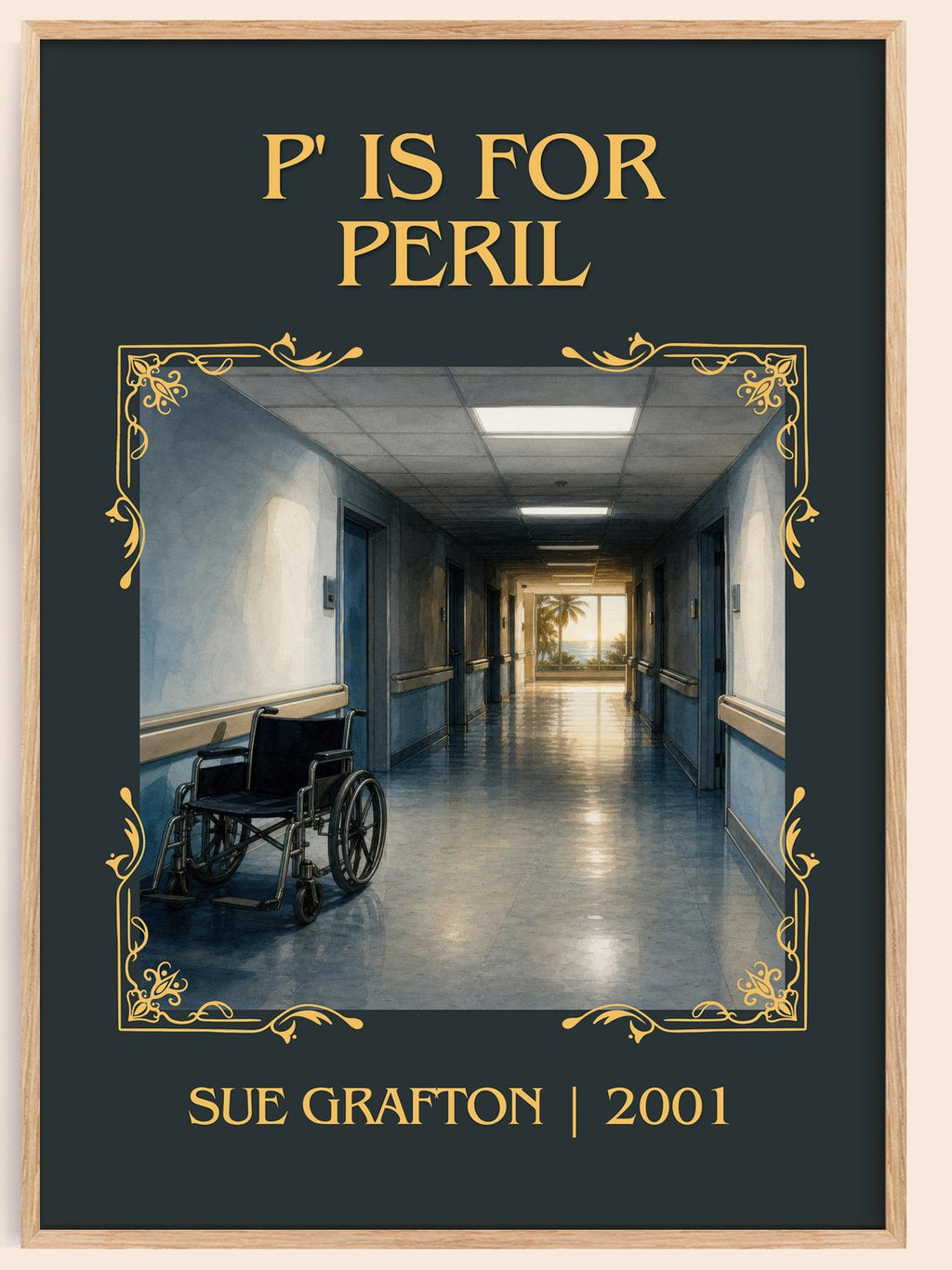 P' Is for Peril Classic Book Art Print by Sue Grafton – book poster