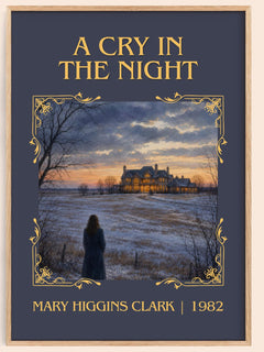 A Cry in the Night Classic Book Art Print by Mary Higgins Clark – book poster
