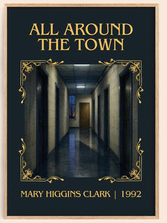 All Around the Town Classic Book Art Print by Mary Higgins Clark – book poster