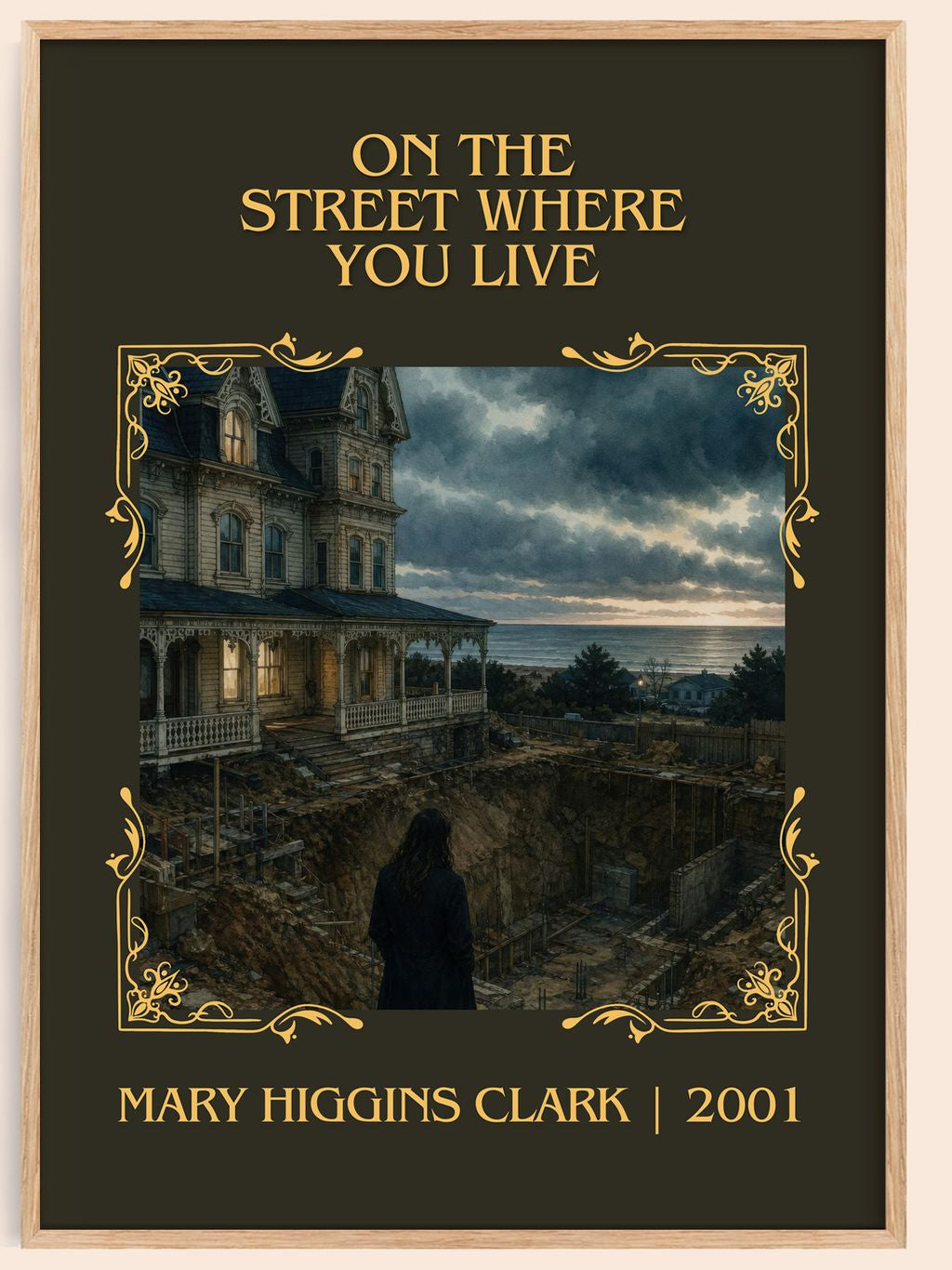 On the Street Where You Live Classic Book Art Print by M. Clark – book poster