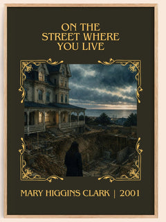 On the Street Where You Live Classic Book Art Print by M. Clark – book poster