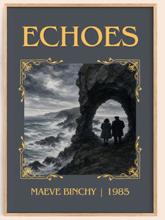 Echoes Classic Book Art Print by Maeve Binchy – book poster
