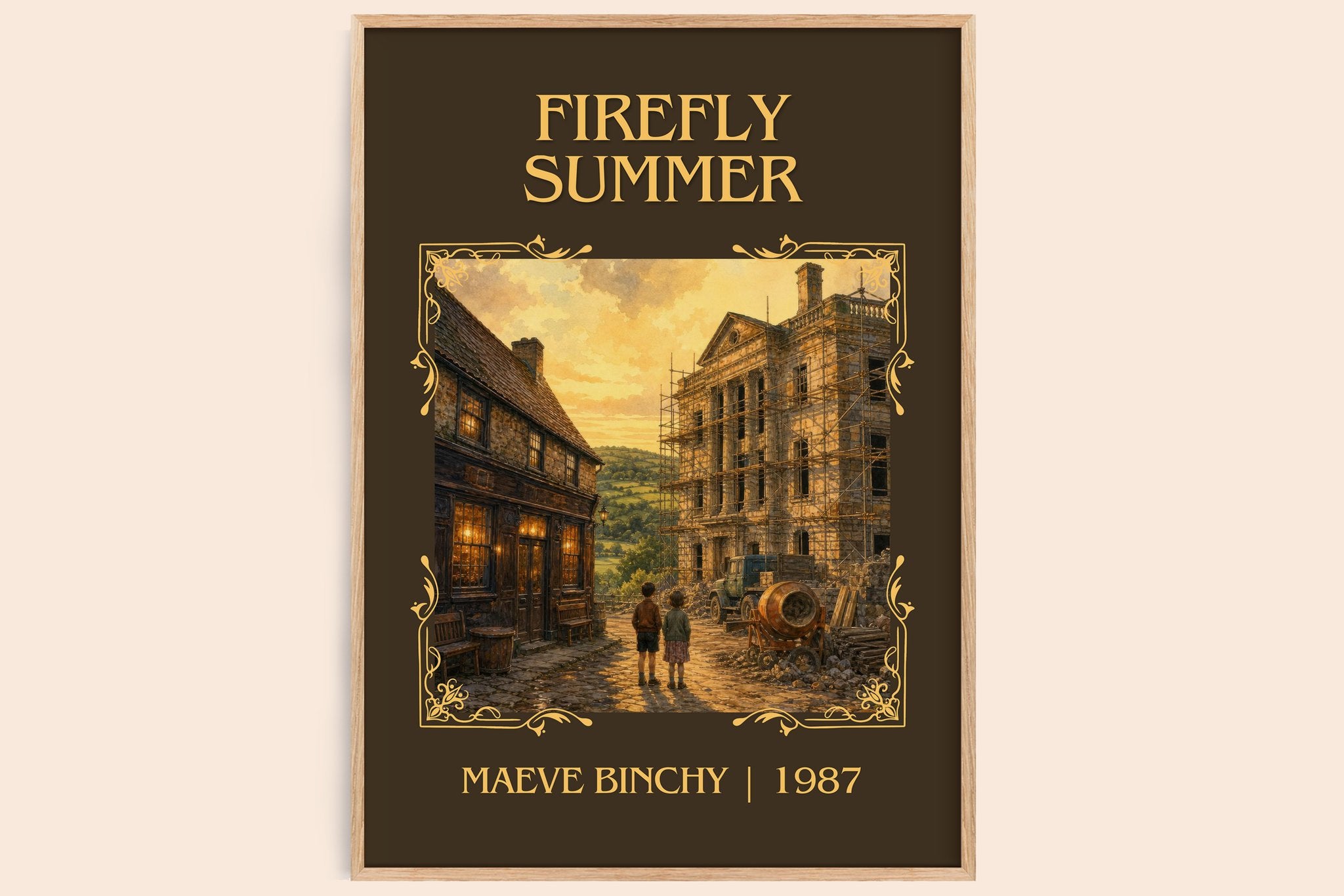Firefly Summer Classic Book Art Print by Maeve Binchy