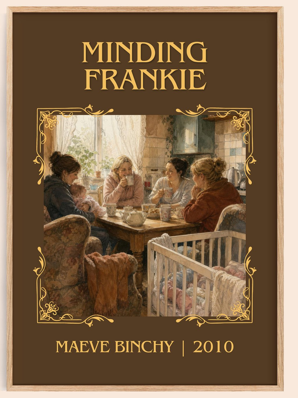 Minding Frankie Classic Book Art Print by Maeve Binchy – book poster
