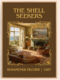 The Shell Seekers Classic Book Art Print by Rosamunde Pilcher – book poster