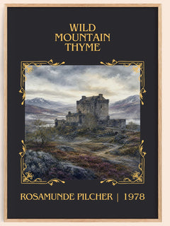 Wild Mountain Thyme Classic Book Art Print by Rosamunde Pilcher – book poster