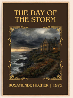 The Day of the Storm Classic Book Art Print by Rosamunde Pilcher – book poster