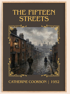 The Fifteen Streets Classic Book Art Print by Catherine Cookson – book poster