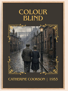 Colour Blind Classic Book Art Print by Catherine Cookson – book poster