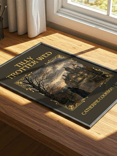 Tilly Trotter Wed Classic Book Art Print by Catherine Cookson – print on a sunlit desk