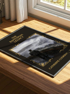 The Bannaman Legacy Classic Book Art Print by Catherine Cookson – print on a sunlit desk