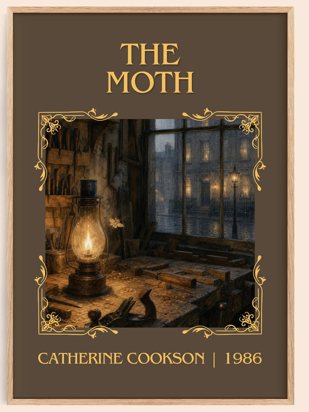 The Moth Classic Book Art Print by Catherine Cookson – book poster
