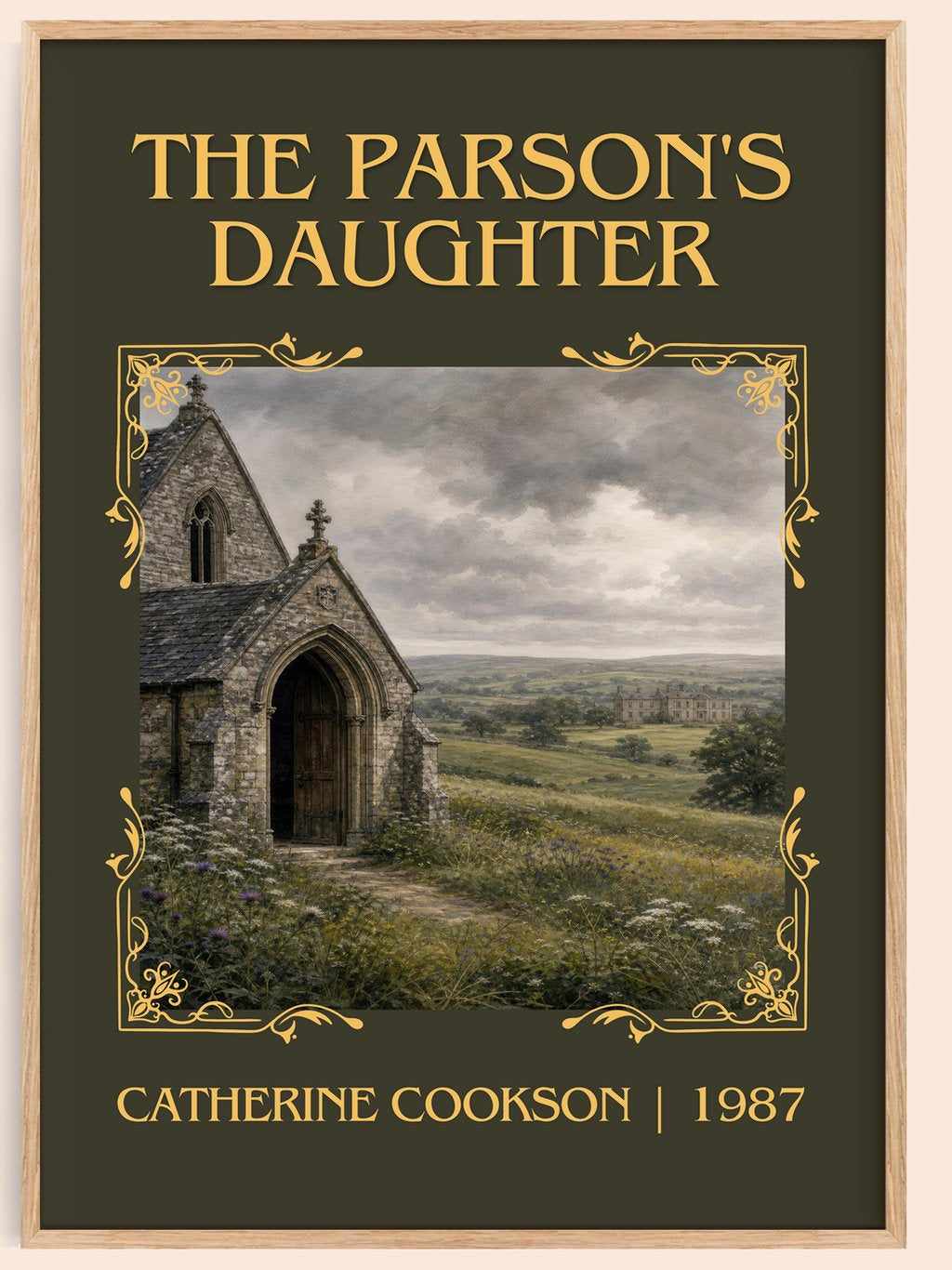 The Parson's Daughter Classic Book Art Print by Catherine Cookson – book poster