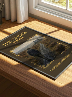The Cinder Path Classic Book Art Print by Catherine Cookson – print on a sunlit desk