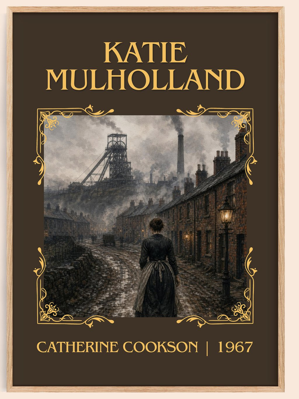 Katie Mulholland Classic Book Art Print by Catherine Cookson – book poster
