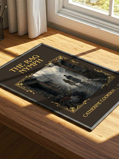 The Rag Nymph Classic Book Art Print by Catherine Cookson – print on a sunlit desk