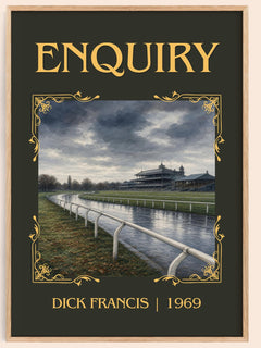 Enquiry Classic Book Art Print by Dick Francis – book poster