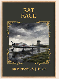 Rat Race Classic Book Art Print by Dick Francis – book poster