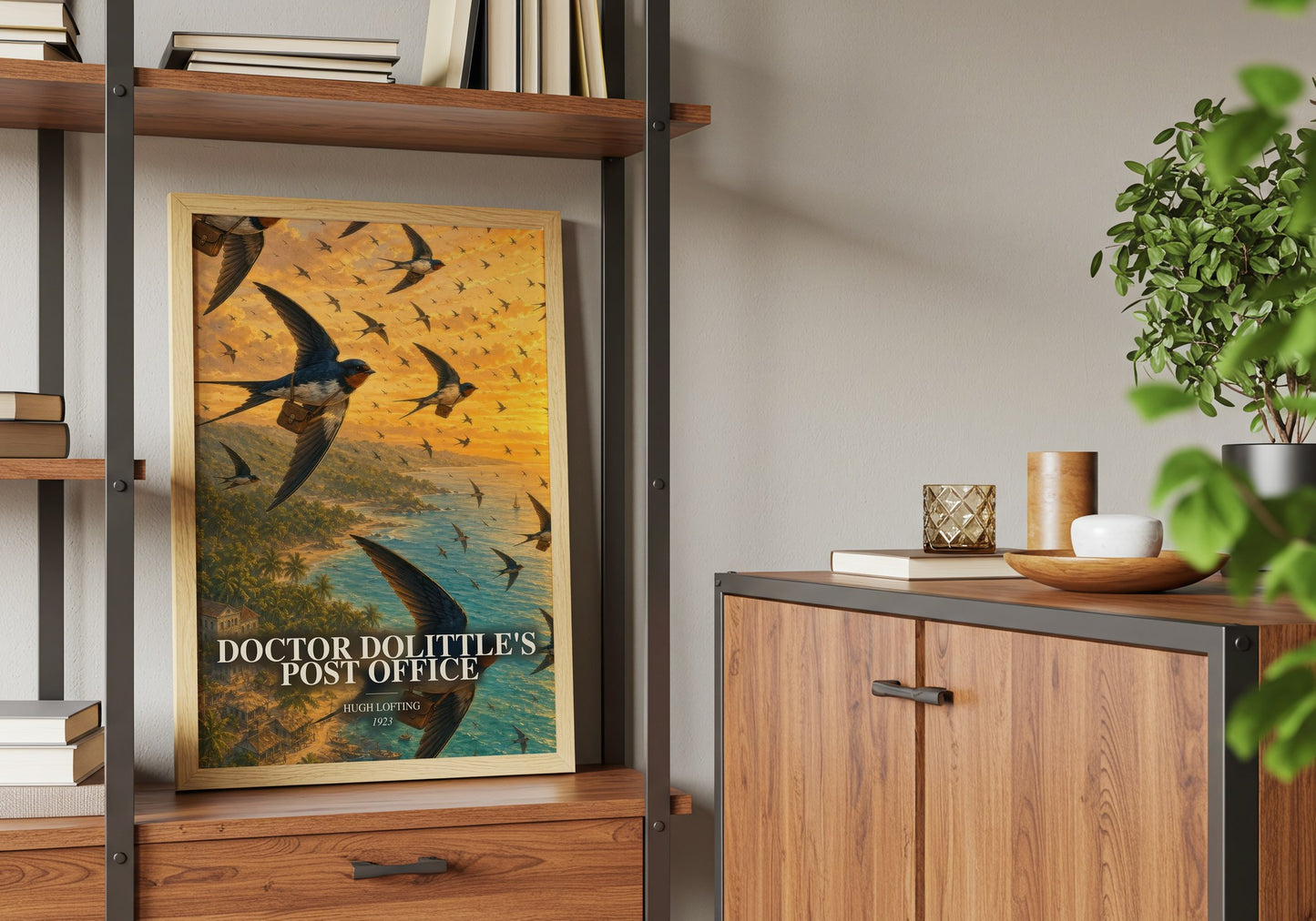 Doctor Dolittle'S Post Office book watercolour illustration paper finish options – matte satin gloss