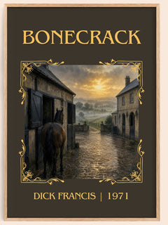 Bonecrack Classic Book Art Print by Dick Francis – book poster