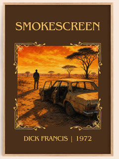 Smokescreen Classic Book Art Print by Dick Francis – book poster