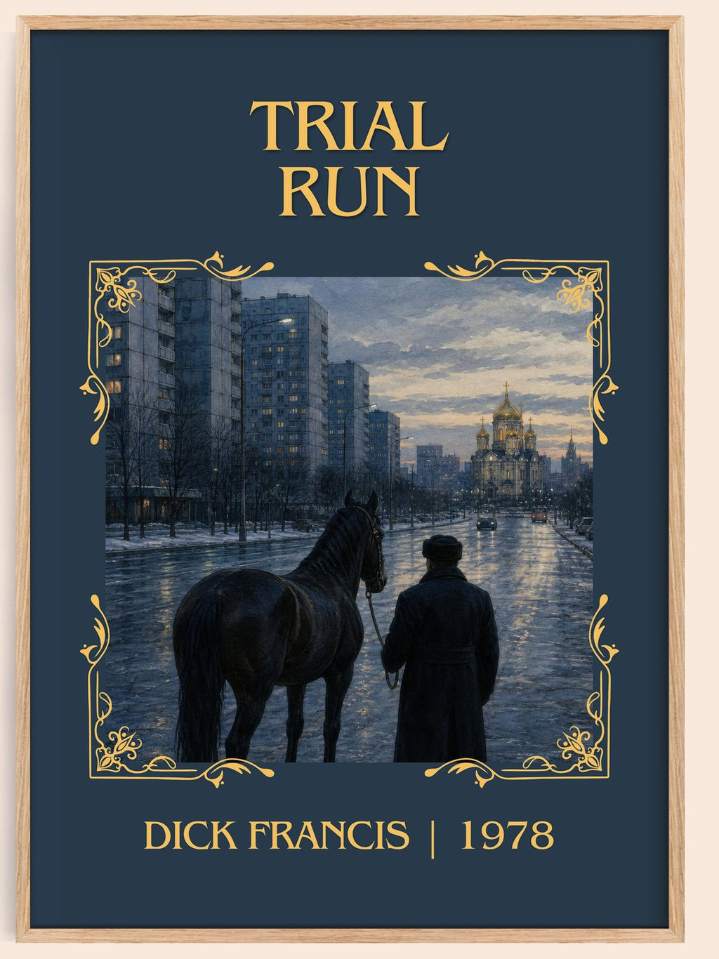 Trial Run Classic Book Art Print by Dick Francis – book poster