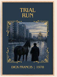 Trial Run Classic Book Art Print by Dick Francis – book poster