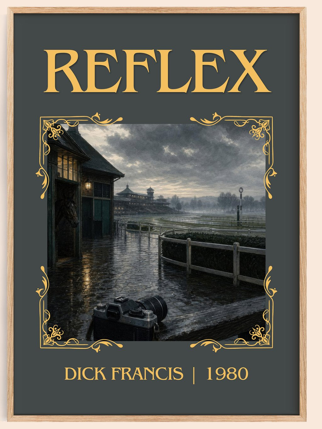 Reflex Classic Book Art Print by Dick Francis – book poster