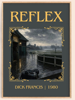 Reflex Classic Book Art Print by Dick Francis – book poster
