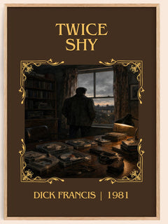 Twice Shy Classic Book Art Print by Dick Francis – book poster