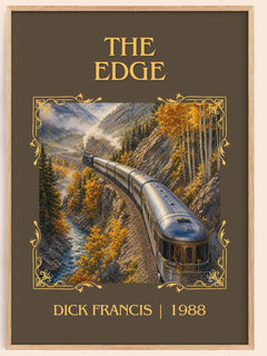 The Edge Classic Book Art Print by Dick Francis – book poster